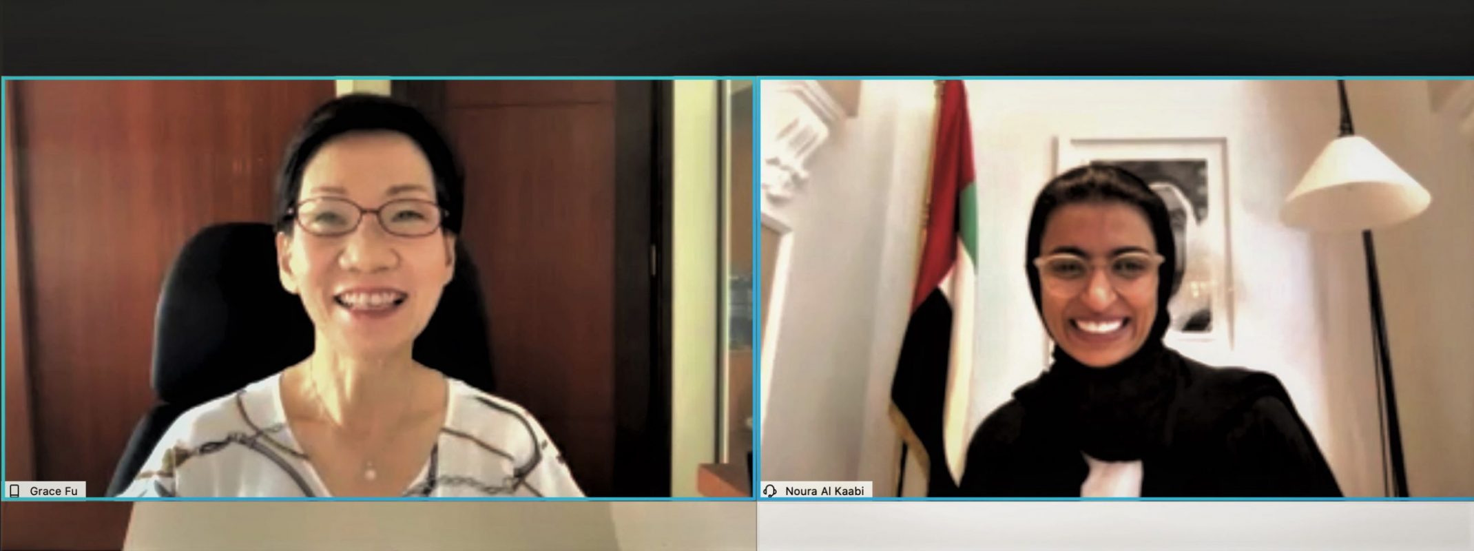 Noura Al Kaabi discusses cultural ties with Singaporean Culture Minister