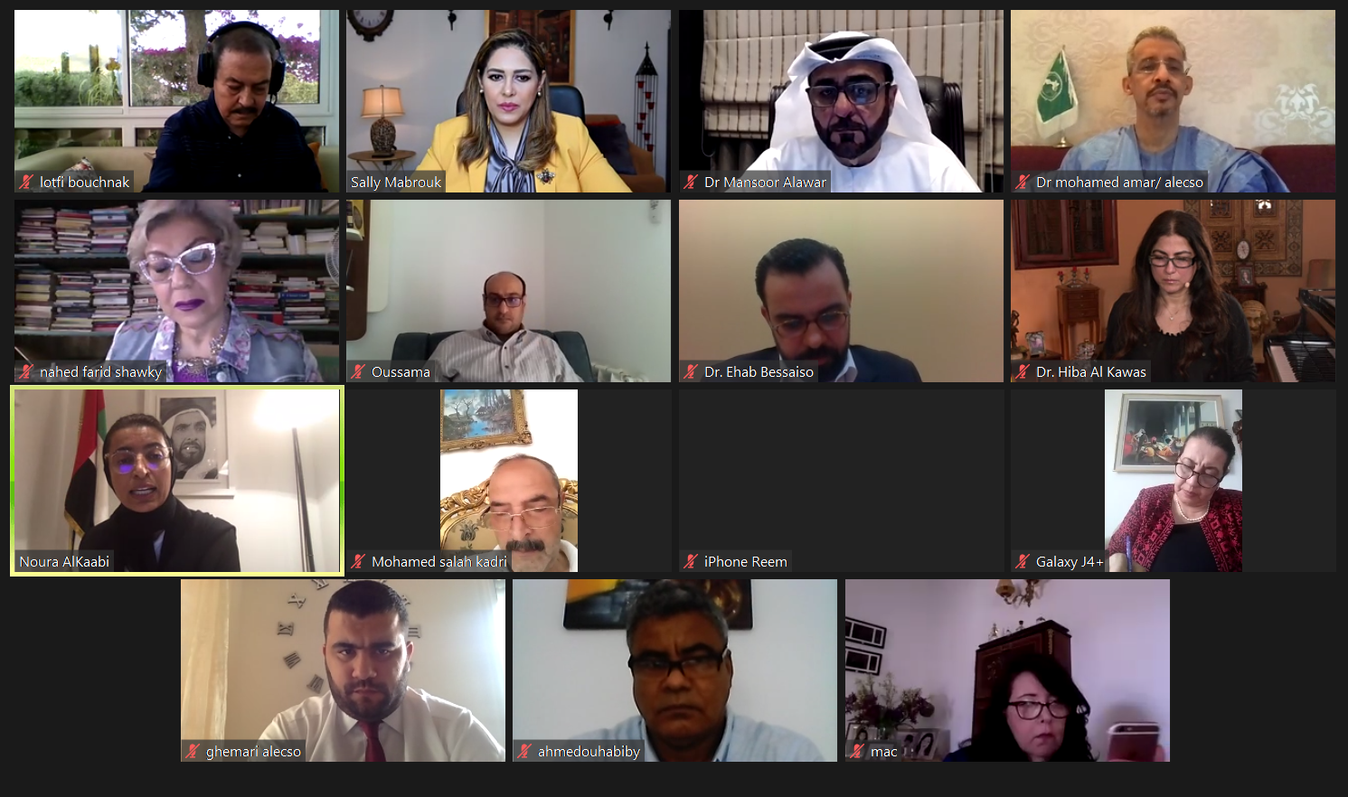 UAE participates in ALECSO remote discussion session