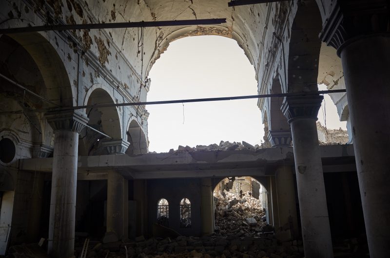 Supported by the UAE: Work begins on rebuilding Al-Tahera Syriac Catholic Church in the old city of Mosul.